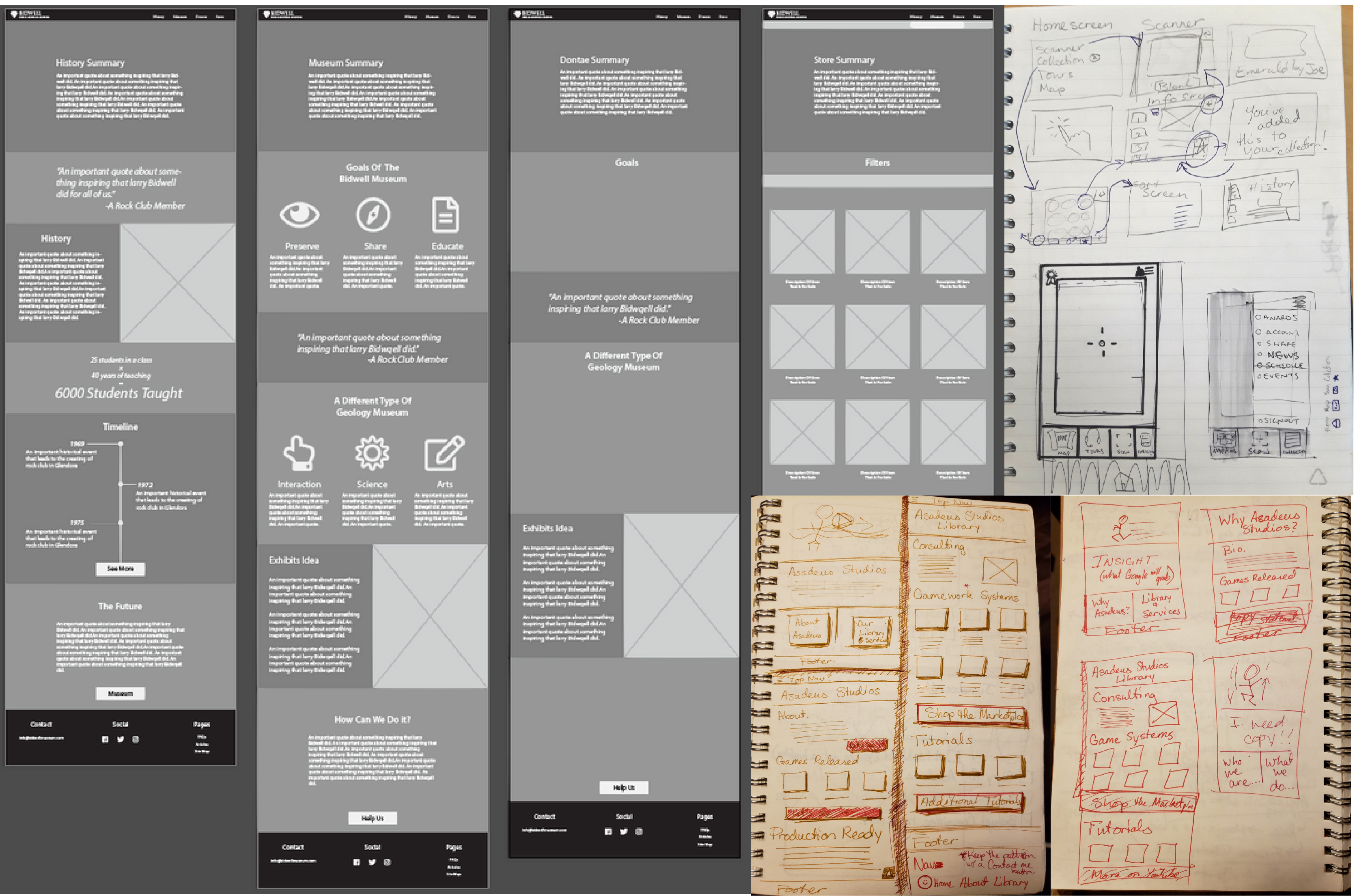 wireframe examples